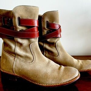 Frye Shirley Strappy Short Boots Size 8.5 Style #77735